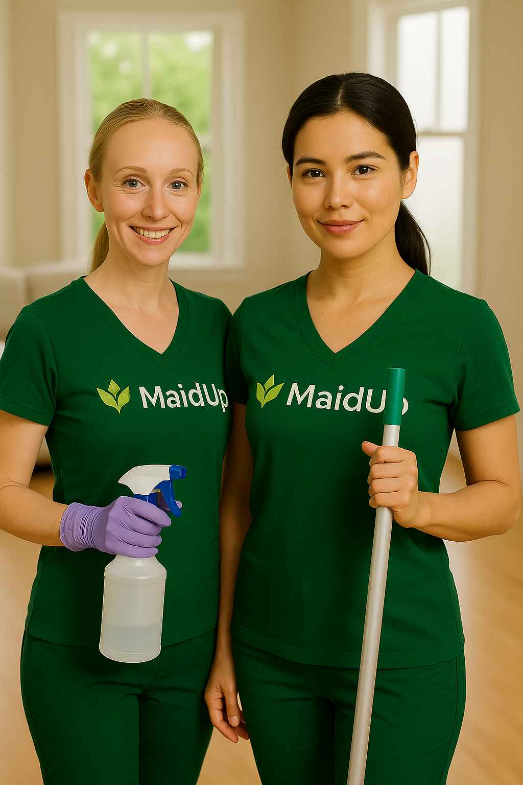 MaidUp Crew deep cleaning house
