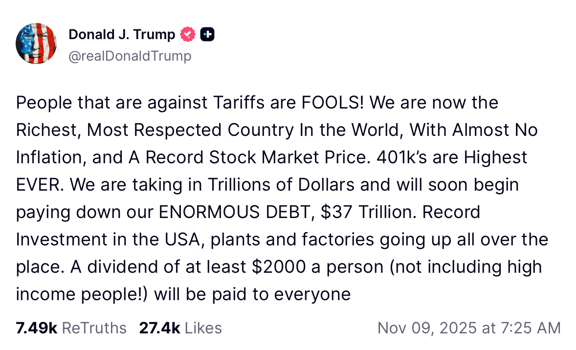 Tariff Checks 2025